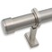 BLASTHOME BlastHome NonAdjustable Luxury Curtain Rods for Windows 1 Rod Set 7 foot Fixed Length Two Rods Connect for a Seamless Look Brushed Nickel