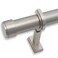 BLASTHOME BlastHome NonAdjustable Luxury Curtain Rods for Windows 1 Rod Set 7 foot Fixed Length Two Rods Connect for a Seamless Look Brushed Nickel