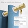 Byondeth Curtain Rods for Windows 16 to 120 Inches Adjustable Length 1 Inch Diameter Window Curtain Rod with Aluminium Finials Flash Gold
