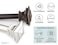 Snug Set Curtain Rod Quick Easy Installation 72144 Adjustable Length No Tools Option 1 Dia Steel Rod 4 Brackets Included Supports Heavy Fabrics