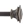 Snug Set Curtain Rod Quick Easy Installation 72144 Adjustable Length No Tools Option 1 Dia Steel Rod 4 Brackets Included Supports Heavy Fabrics