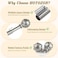 HOTOZON Curtain Rods 2 Pack 32 to 58 Inches Curtain Rods for Windows 20 to 53 Inches 34 Inch Adjustable Telescoping Splicing Windows Drapery Rod with Netted Finials Antique Silver
