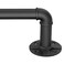 DOJUWIN Industrial Adjustable Blackout Curtain Rod 72144 Inch Heavy Duty Wrap Around Rod for Windows IndoorOutdoor Room Divider Drapery