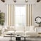 KAMANINA Silver Curtain Rods for Windows 48 to 84 Inches 47ft Heavy Duty Curtain Rods 78 Inch Adjustable Decorative Drapery Rods Set with Modern Finials