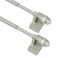 LaigenGanzi Magnetic Curtain RodsMultiUse Adjustable Appliance for Metal Doors WindowsNo Tools Needed1628 InchNickel2 Pack
