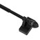 CGBAIEE Magnetic Curtain Rods 4 Pack for Metal Doors Top and Bottom MultiUse Adjustable Magnetic Rods for Small Windows Cafe Sidelight and Iron Steel Places Adjust from 9 to 16 Inch Black