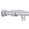 Alskarhem Standard Decorative Window Curtain Rods 30 to 116 Inch58 Inch Diameter Small Curtain Rod Set Heavy Duty Drapery Rods with Brackets Silver