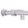 Alskarhem Standard Decorative Window Curtain Rods 30 to 116 Inch58 Inch Diameter Small Curtain Rod Set Heavy Duty Drapery Rods with Brackets Silver