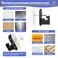 TKZTKZ Curtain Rods No Drilling for Windows 18 to 45 InchNo Drill Small Black Curtain Rod with Adhesive Brackets for Bedroom58 Apartment Renter Friendly Adjustable Drapery Rods Easy Install