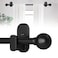 TKZTKZ Curtain Rods No Drilling for Windows 18 to 45 InchNo Drill Small Black Curtain Rod with Adhesive Brackets for Bedroom58 Apartment Renter Friendly Adjustable Drapery Rods Easy Install