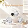 TONIAL Curtain Rods 32 to 58 Inch26 to 48ft Telescoping Splicing 34 Single Rods for Windows Decorative Drapery Rod with Acrylic Diamond Finial Black