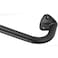 Yun Nephele YunNephele Room Darkening Curtain Rod 2848 inch Matte Black Wrap Around Design Sturdy Single Drapery Rod Extendable Durable Metal Iron Rod Set for Window