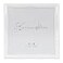 Lawrence Frames Cast Metal Frame Bamboo Design White 4x4