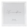 Lawrence Frames Cast Metal Frame Bamboo Design White 4x4