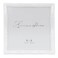 Lawrence Frames Cast Metal Frame Bamboo Design White 4x4