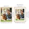 Americanflat 22x28 Poster Frame Natural Oak Engineered Wood with Polished Plexiglass Matted to 18x24 Photo Size Hudson Collection Wide Picture Frame for Wall Display Natural Oak