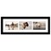 Americanflat 4x6 Collage Picture Frame with ShatterResistant Glass Fits Three 4x6 Photos or Use as One 6x20 Frame Signature Collection Collage Frames for Tabletop and Wall Display Black