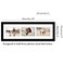 Americanflat 4x6 Collage Picture Frame with ShatterResistant Glass Fits Three 4x6 Photos or Use as One 6x20 Frame Signature Collection Collage Frames for Tabletop and Wall Display Black