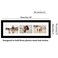 Americanflat 4x6 Collage Picture Frame with ShatterResistant Glass Fits Three 4x6 Photos or Use as One 6x20 Frame Signature Collection Collage Frames for Tabletop and Wall Display Black