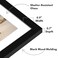 Americanflat 4x6 Collage Picture Frame with ShatterResistant Glass Fits Three 4x6 Photos or Use as One 6x20 Frame Signature Collection Collage Frames for Tabletop and Wall Display Black