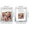 Americanflat 8x10 Poster Frame Distressed White Engineered Wood with ShatterResistant Glass Matted to 5x7 Photo Size Hudson Collection Wide Picture Frame for Wall Display Distressed White