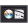 Craig Frames CD Display Frame 7x12 Black Style 1Inch Moulding with Smooth Matte Finish Clear Glass and CD Mat Wall Mountable Album Display for Collectors