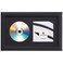 Craig Frames CD Display Frame 7x12 Black Style 1Inch Moulding with Smooth Matte Finish Clear Glass and CD Mat Wall Mountable Album Display for Collectors
