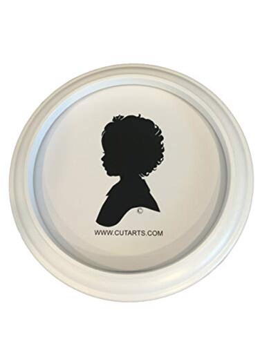 CUT ARTS Round White 8 Picture Frame