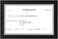 eletecpro Solid Wood Picture Frame with Real Glass Cover Wooden Wall Gallery Frame for Home Decor 85x55 1 Pack Black