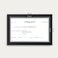 eletecpro Solid Wood Picture Frame with Real Glass Cover Wooden Wall Gallery Frame for Home Decor 85x55 1 Pack Black