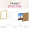 FIXSMITH 11x14 Picture Frame Set of 2 Photo Frame with HD Plexiglass Display Pictures 8x10 with Mat or 11x14 Without Mat Gold Picture Frames Collage Wall Decor Gallery Wall Frame