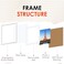 FIXSMITH 11x14 Picture Frame Set of 2 Photo Frame with HD Plexiglass Display Pictures 8x10 with Mat or 11x14 Without Mat White Picture Frames Collage Wall Decor Gallery Wall Frame