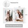 Frametory 5x7 Double Hinged Picture Frame with Glass Front Engineered Wood Two Photo Frame Collage for Vertical Display Side by Side Standing Frame White 2 Pack