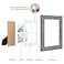 Gaevuian 8x10 Picture Frame Display Double 4X6 Picture Frame CollageMulti Photo Frame with MatPlexiglassWall or Tabletop DecorGrey Wood Grain