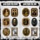 Garma Halloween Decorations Indoor 3D Changing Face Moving Portrait Pictures Frames for Scary Halloween Haunted Mansion House Decor Wall Decoration 6 Pack