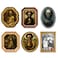 Garma Halloween Decorations Indoor 3D Changing Face Moving Portrait Pictures Frames for Scary Halloween Haunted Mansion House Decor Wall Decoration 6 Pack