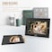 Golden State Art Pack Of 25 4X6 Paper Picture Frames With Easel Photo Frame Cards Diy Cardboard Black