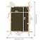 Goutangen 4x6 Gold Picture Frame Decor Ornate White Floral Photo Frames with High Definition Glass Front Art Decor Tabletop Display Gifts Ideas for Women Horizontally Vertically