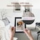 Heimlove 8x10 Picture Frames Set of 3 with Mat to Display 5x7 PicturePlastic Black Photo Frame for PosterDiplomaCertificate and Document with Tabletop and Wall Decor