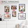 HOMERHYME 8x10 Picture Frame Set of 2 Black Photo Frame for Tabletop or Wall Display Display Pictures 5x7 with Mat or 8x10 Without Mat Frame Collage with HD Plexiglass for Gallery Wall Home Decor