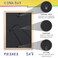 Icona Bay 5x7 Picture Frames Purple 3 Pack Colored Solid Wood Scandinavian Style Frames for Photo Pizzazz Collection
