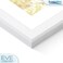 Icona Bay 8x10 Picture Frames wRemovable Mat to 5x7 White 3 Pack Modern DoubleBeveled Frame Tabletop or Wall Mount Eve Collection