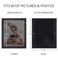 Icona Bay Combination Black Picture Frames Set 10 PC Four 4x6 Four 5x7 Two 8x10 Impresia Collection MultiPack Simple Modern Design for Wall Gallery