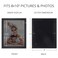Icona Bay Combination Black Picture Frames Set 10 PC Four 4x6 Four 5x7 Two 8x10 Impresia Collection MultiPack Simple Modern Design for Wall Gallery