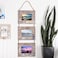 Juvale Beach Picture Frame 3Photo Collage Distressed Rustic Style Coastal Decor Versatile Display Beach Hanging Decor 925x 295 x 025 Vertical Wall Mount
