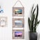 Juvale Beach Picture Frame 3Photo Collage Distressed Rustic Style Coastal Decor Versatile Display Beach Hanging Decor 925x 295 x 025 Vertical Wall Mount