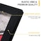 LANDNEOO 8x10 Picture Frame Black 6 Pack Woodgrain Wider Frames Display Pictures 5x7 with Mat or 8x10 Without Mat Picture Frames Collage Wall Decor or Table Top Display