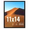 LaVie Home 11x14 Picture Frame for Wall Display 11 x 14 Black Picture Frame with HD Plexiglas 11 by 14 Poster Frame 1 Pack Display Frame for Vertical or Horizontal Classic Collection