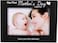 LEADEX Our First Mothers Day Together Mothers Day Gift Photo FrameBlack Metal Engraved 4 by 6 Inch horizontal 4 by 6 inch