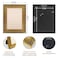 MIEVU 5x7 Picture Frame Gold Pack of 1 Vintage Picture Frames And Tabletop Display Ornate Photo Frame for Poster